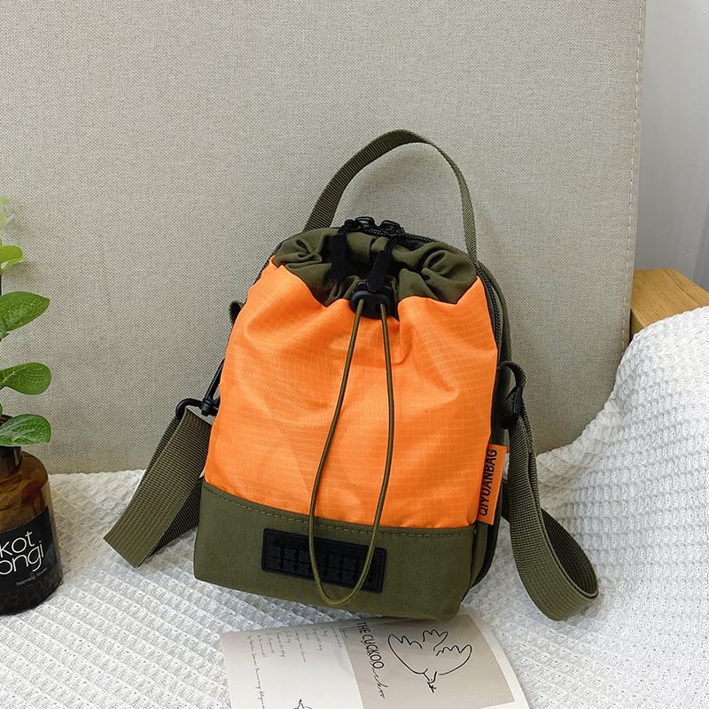 Najlon torbica za bocu vode crossbody s pretincom za telefon, zatvarač – Wenyan