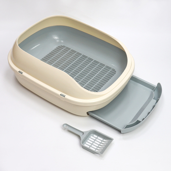 MeatZoo κουτί άμμου γάτας — PP υλικό, ημιεγκλειστικός σχεδιασμός, τύπος τουαλέτας ημι-κλειστός