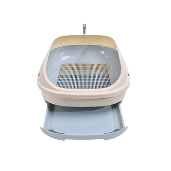 MeatZoo κουτί άμμου γάτας — PP υλικό, ημιεγκλειστικός σχεδιασμός, τύπος τουαλέτας ημι-κλειστός