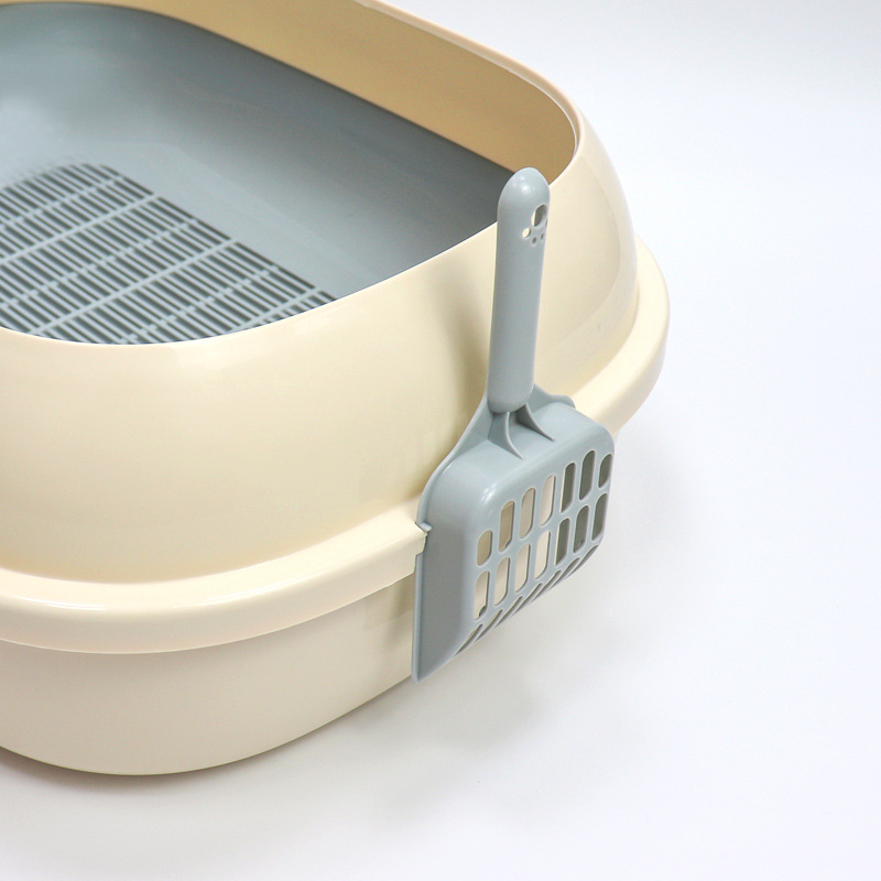 MeatZoo κουτί άμμου γάτας — PP υλικό, ημιεγκλειστικός σχεδιασμός, τύπος τουαλέτας ημι-κλειστός