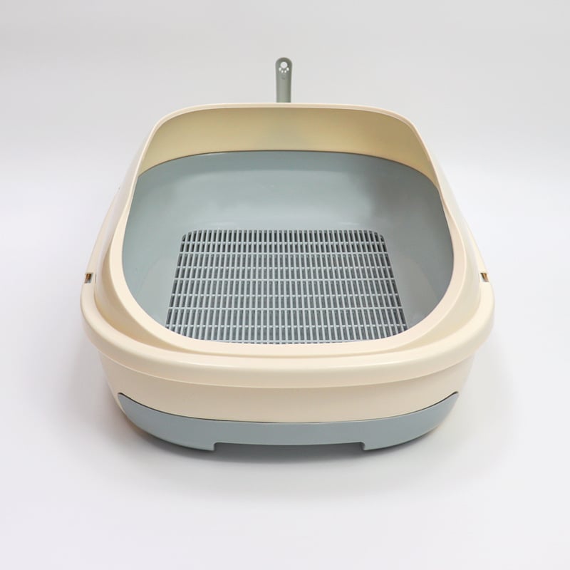 MeatZoo κουτί άμμου γάτας — PP υλικό, ημιεγκλειστικός σχεδιασμός, τύπος τουαλέτας ημι-κλειστός