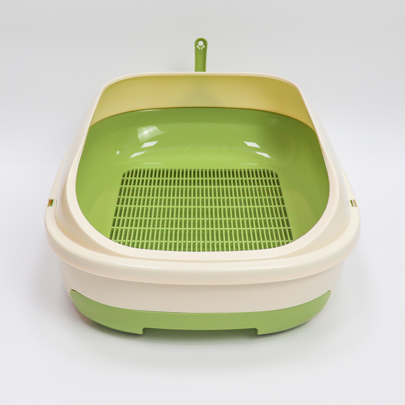 MeatZoo κουτί άμμου γάτας — PP υλικό, ημιεγκλειστικός σχεδιασμός, τύπος τουαλέτας ημι-κλειστός