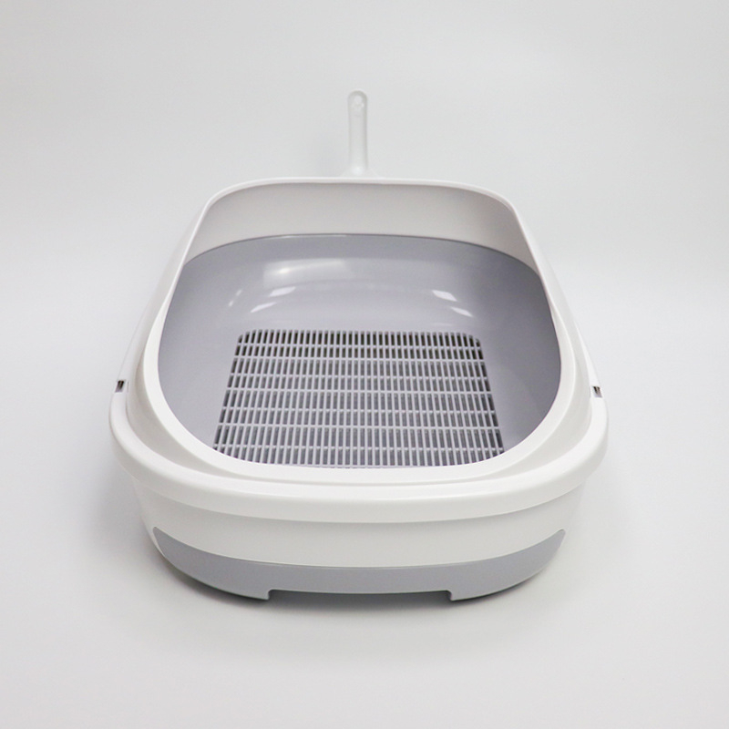 MeatZoo κουτί άμμου γάτας — PP υλικό, ημιεγκλειστικός σχεδιασμός, τύπος τουαλέτας ημι-κλειστός