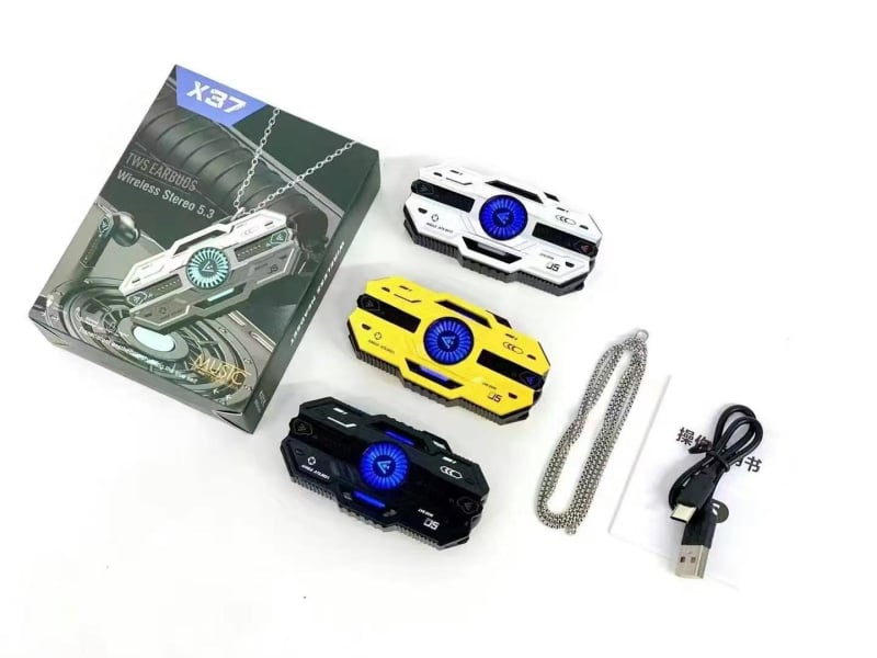 Bežične gaming slušalice X37, Bluetooth 5.0, niska latencija za e-sport, in-ear stereo, doseg 10 m