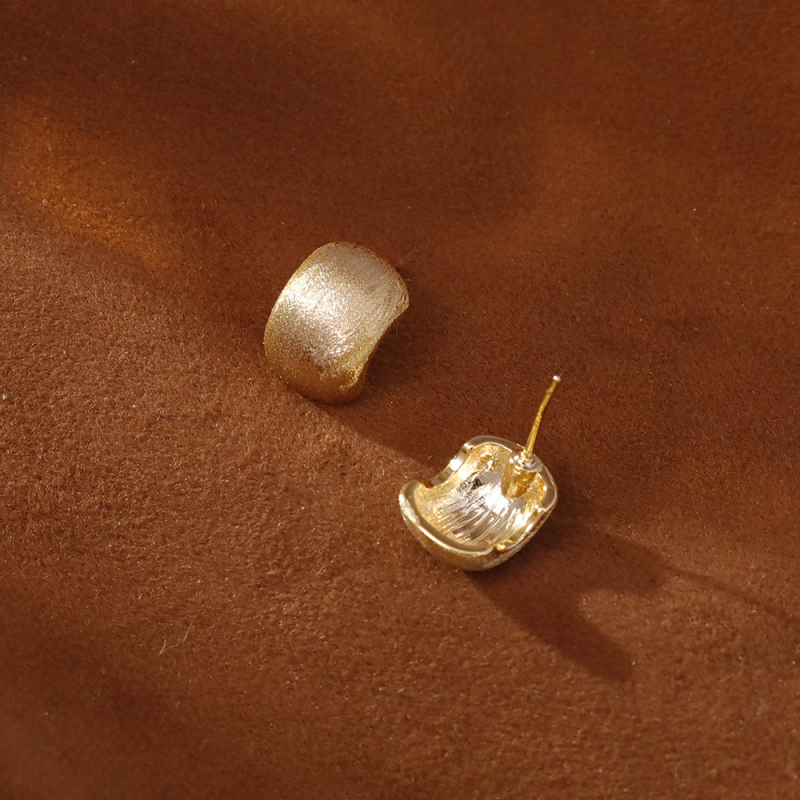 Réz fülbevaló Hyacinth, INS-stílus, geometrikus, nőknek