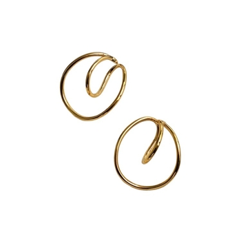 Clipuri geometrice pentru urechi, fără piercing – fabricate manual, aliaj cu strat de argint sau aur, stil influencer, primăvara 2025