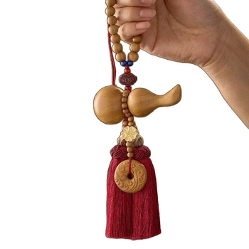 Дървен автомобилен висящ аксесоар, традиционен китайски стил, вътрешна украса на автомобила