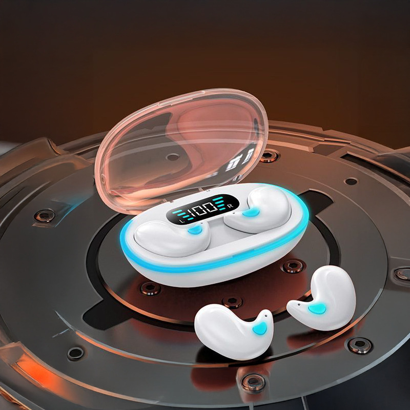 X55 Bluetooth fülhallgató HD digitális kijelzővel, Bluetooth 5.3, 4–8 óra üzemidő, IPX5 vízálló, hatótávolság 15 m