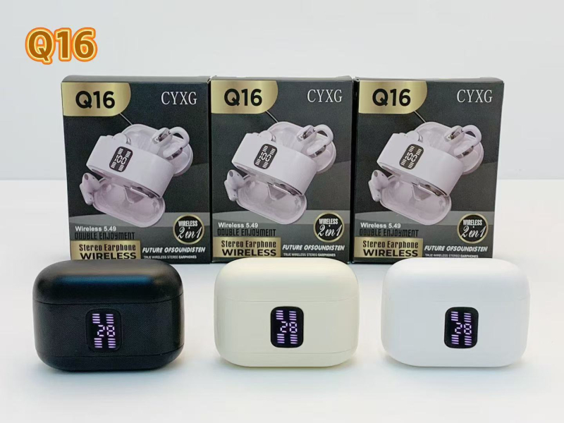 Vezeték nélküli sport fülcsipeszes fejhallgató – Bluetooth 5.4, 15 m hatótáv, IPX4, 4–8 óra üzemidő, sztereó hang alacsony késleltetéssel