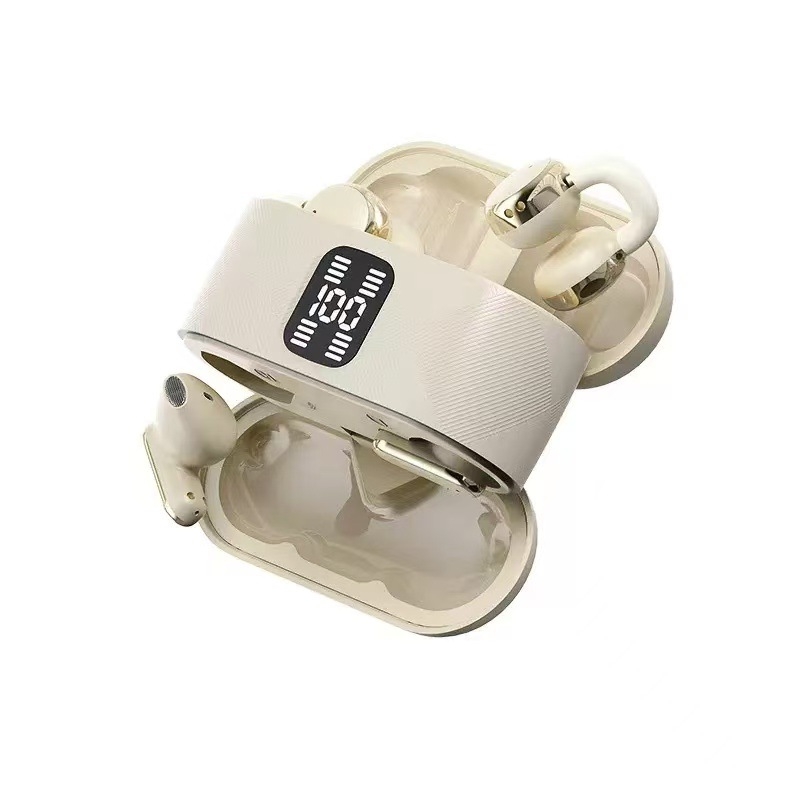 Vezeték nélküli sport fülcsipeszes fejhallgató – Bluetooth 5.4, 15 m hatótáv, IPX4, 4–8 óra üzemidő, sztereó hang alacsony késleltetéssel