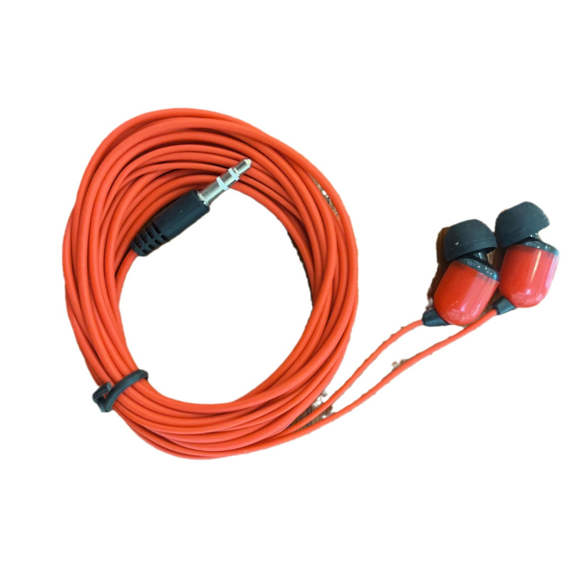 Vezetékes in-ear fejhallgató 3,5 mm-es egyenes csatlakozóval számítógépes hangmonitorozáshoz