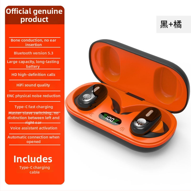 Bezdrôtové náhlavné slúchadlá s háčikom na ucho, stereo zvuk, IPX3 vodoodolné, výdrž batérie 4–8 h, Bluetooth 5.49