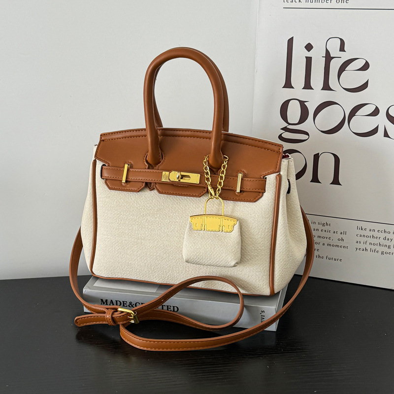 Ženska PU torba, platinskog stila, crossbody s zatvaračem i džepom na zip