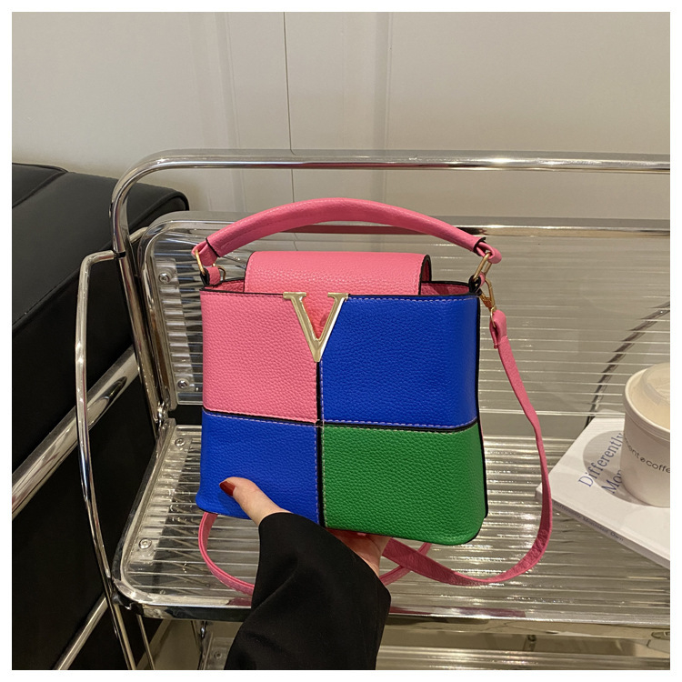 PU torba tipa kanta za svakodnevnu upotrebu, zatvarač, unutarnja džep za telefon, s jednim naramenicom