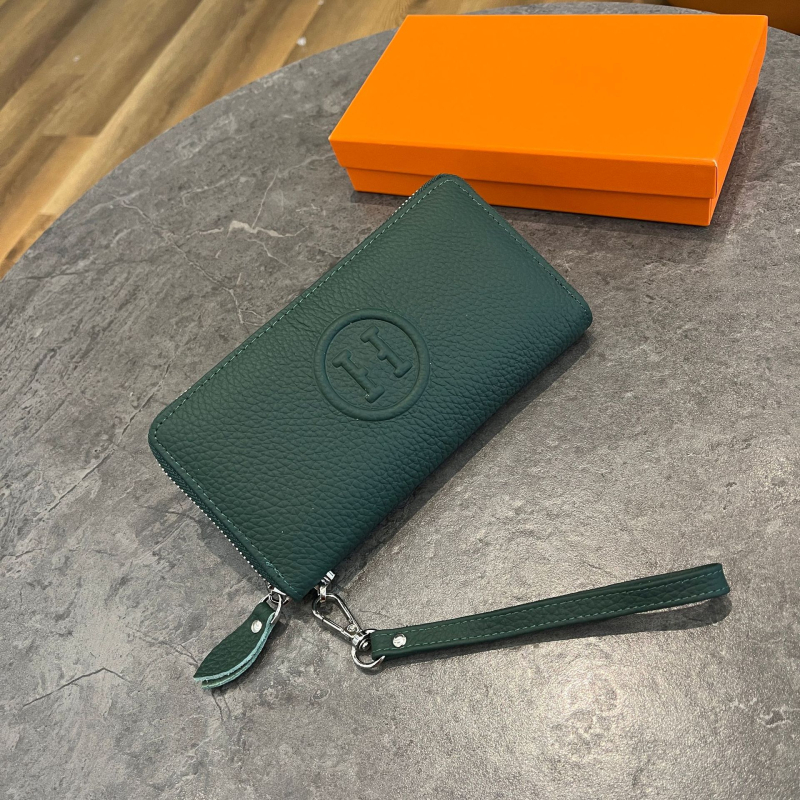 Damska novčanik od prave kože, top-grain teleće koža, jednobojna, podstava od poliestera, vodootporan