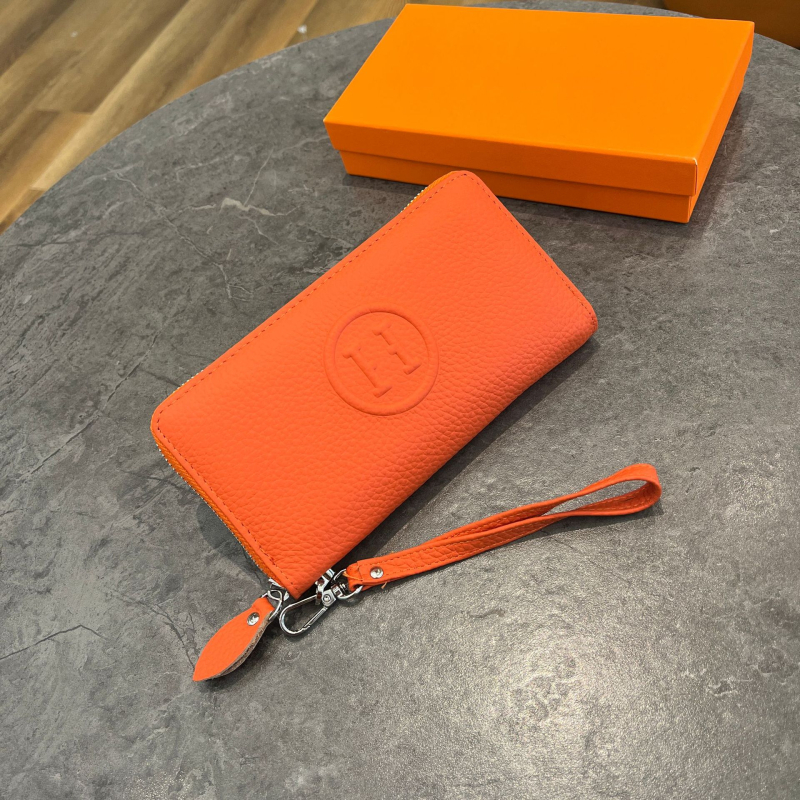 Damska novčanik od prave kože, top-grain teleće koža, jednobojna, podstava od poliestera, vodootporan