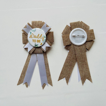 Uniszex corsage jelvény vállszíjjal, geometriai dizájn, nyomtatott logó, testreszabás elérhető