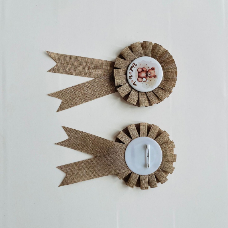 Uniszex corsage jelvény vállszíjjal, geometriai dizájn, nyomtatott logó, testreszabás elérhető