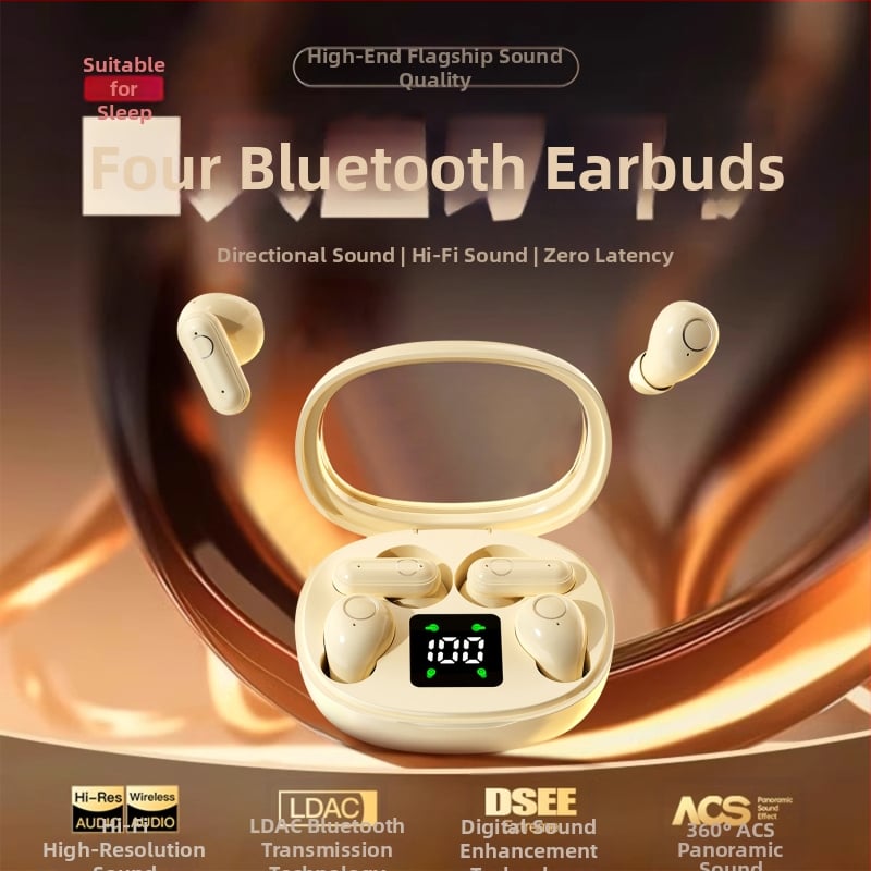 Privatni model SK35 in-ear Bluetooth slušalice – dvostrano stereo, domet 10 m, Bluetooth 5.4, digitalni zaslon, trajanje baterije preko 8 sati