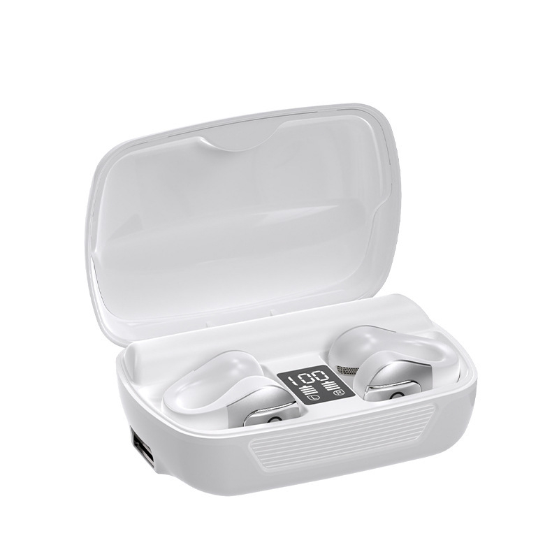 Bežične Bluetooth slušalice s klipsom – klips dizajn, IPX7, BT 5.4, domet 15 m, trajanje baterije >8 h