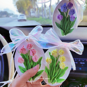 Tulip камено декоративно окачване за гардероб и автомобил – прост стил, без лого