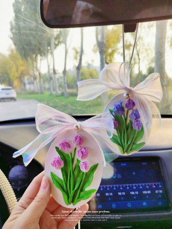 Tulip камено декоративно окачване за гардероб и автомобил – прост стил, без лого