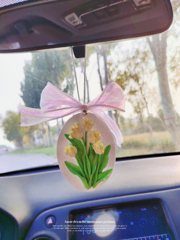 Tulip камено декоративно окачване за гардероб и автомобил – прост стил, без лого