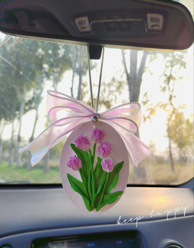 Tulip камено декоративно окачване за гардероб и автомобил – прост стил, без лого