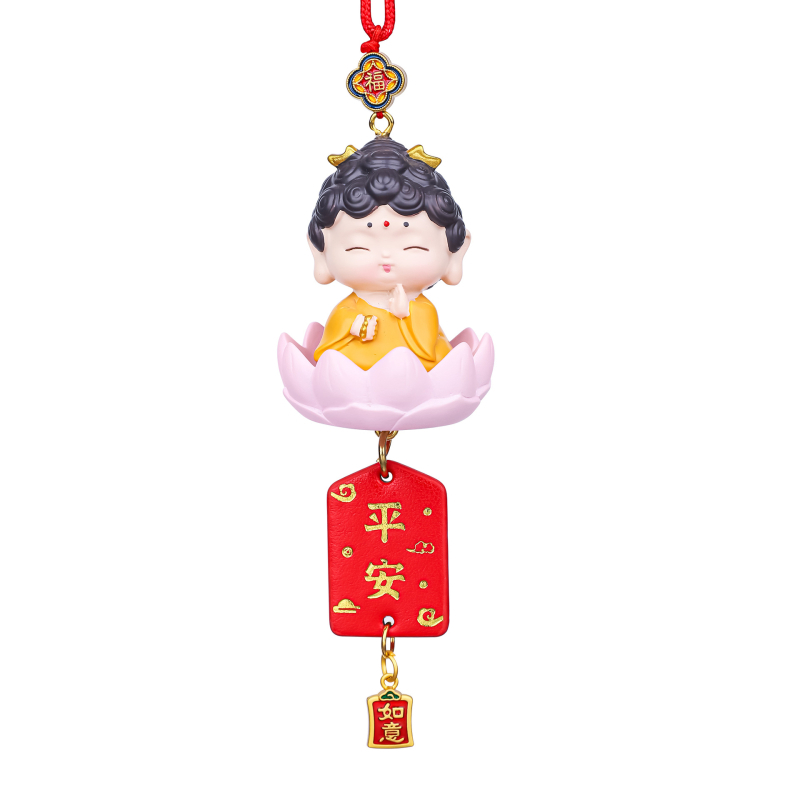 Auto viseća dekoracija Full Crossing – smola, kineski tradicionalni stil, unutarnja dekoracija