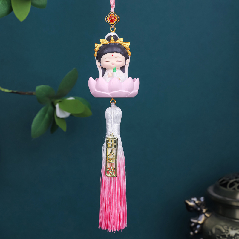 Auto viseća dekoracija Full Crossing – smola, kineski tradicionalni stil, unutarnja dekoracija