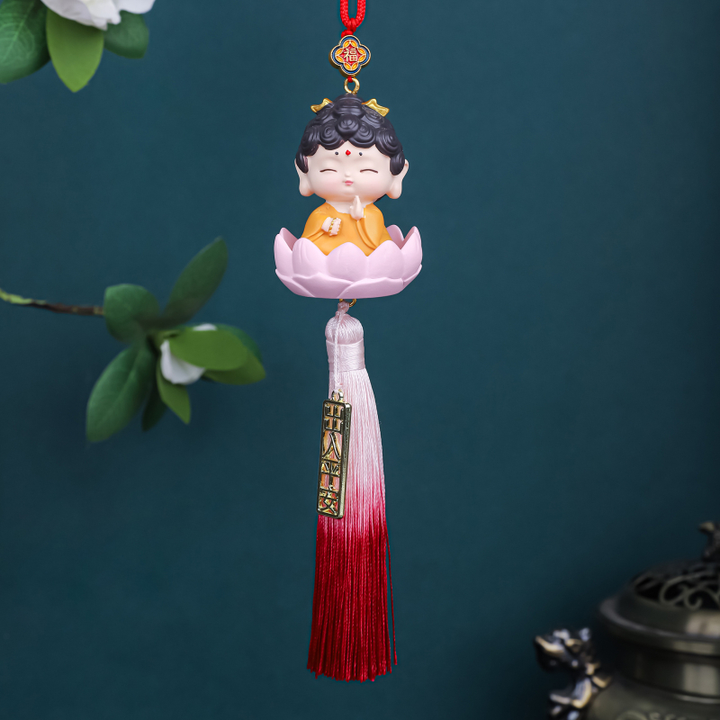 Auto viseća dekoracija Full Crossing – smola, kineski tradicionalni stil, unutarnja dekoracija