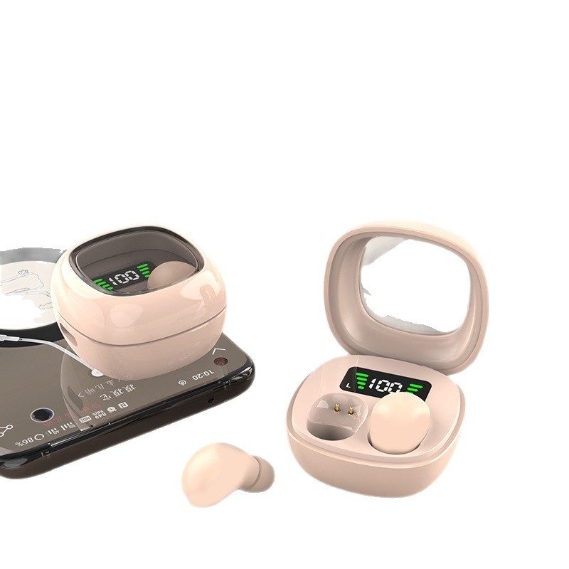 Bezdrôtové mini slúchadlá na spanie, in-ear dizajn, Bluetooth 5.0, dosah 15 m, IPX6 vodotesné, výdrž batérie až 4 hodiny