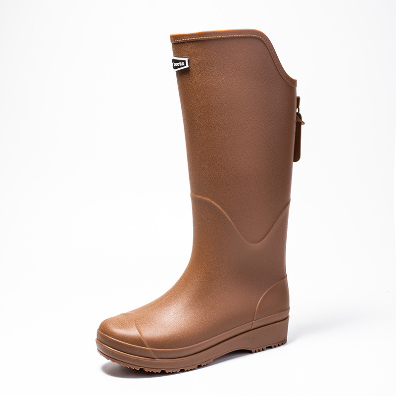 Ghete de ploaie unisex, cu gambă înaltă, impermeabile și antiderapante, vamp PVC, pentru toate anotimpurile