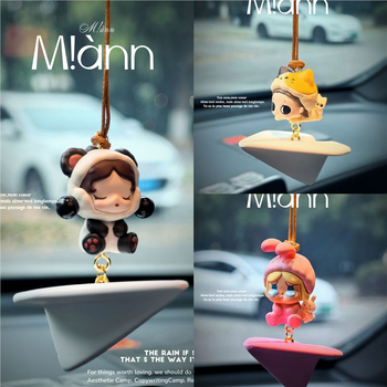 Pandantiv auto cu design avion, din aliaj, funcție aromă