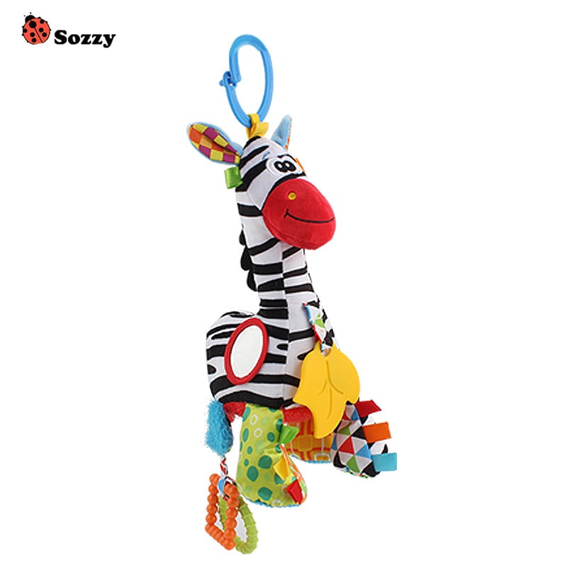 Sozzy Pliušinis Lovelės Mobilis Su Muzikos Dėžute, Kabinamas Žvėnų Pliušinis Žaislas Kūdikiams 0–3 m, Licencijuotas Privatus Ženklo
