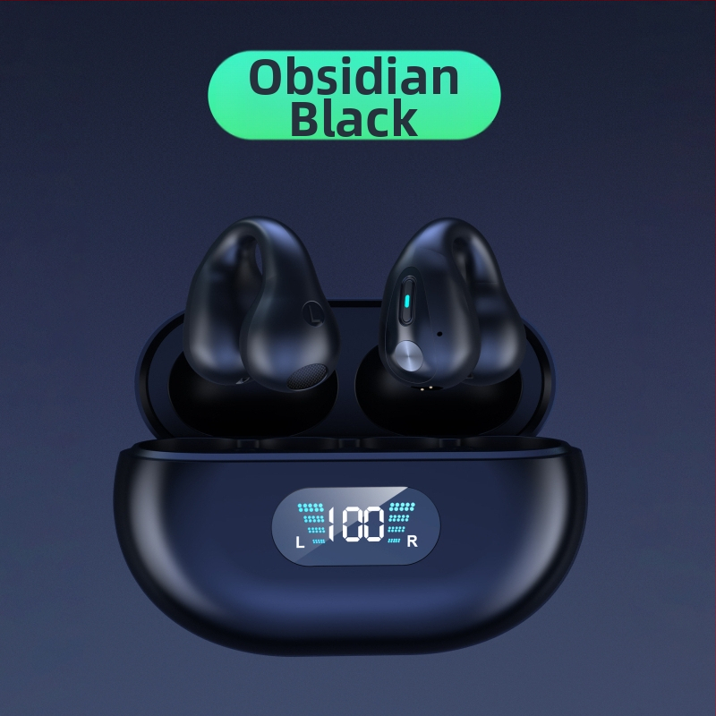 Klipové bezdrôtové Bluetooth slúchadlá, Bluetooth 5.3, dosah 10 m, 4–8 h výdrž batérie, stereo