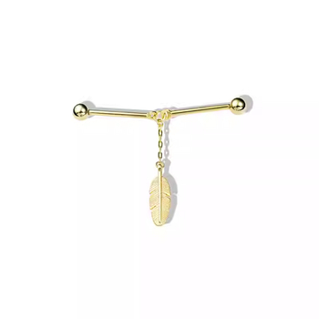 Reverhez való kitűző spirálos gallér dizájnnal, levél motívum és bojt részletekkel, fémből, személyre szabható