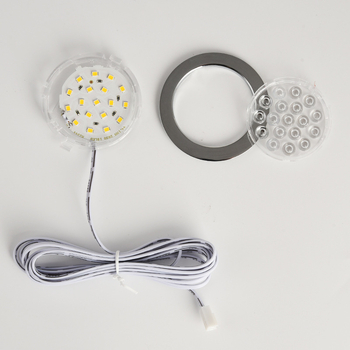 F6410 itin plonas spintos LED šviesos korpusas, nerūdijantis plienas 304, PC, elektroplatinimas, DC12V