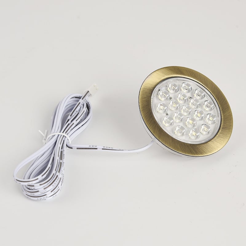 F6410 itin plonas spintos LED šviesos korpusas, nerūdijantis plienas 304, PC, elektroplatinimas, DC12V