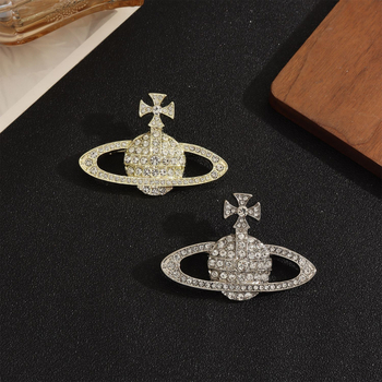 Broš – Geometrijski legura, unisex, lagani luksuzni stil, elektroplatiranje – Chunchang Jewelry