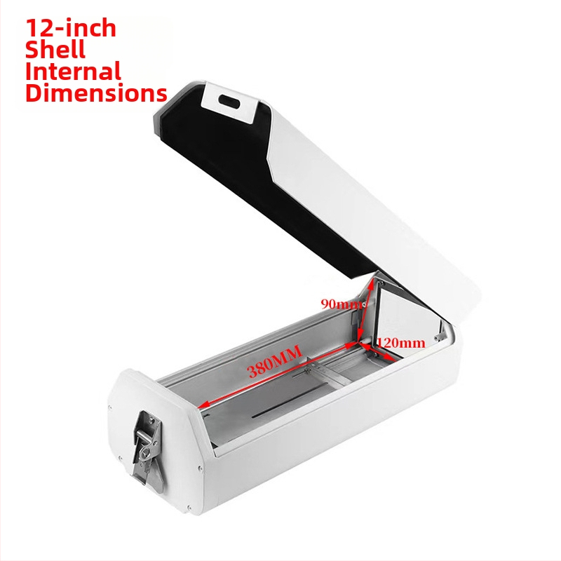 Ārējā novērošanas kamera aizsargs no alumīnija sakausējuma, kvadrātiska korpuss, piederumi: aizsargs un sfēras vāks