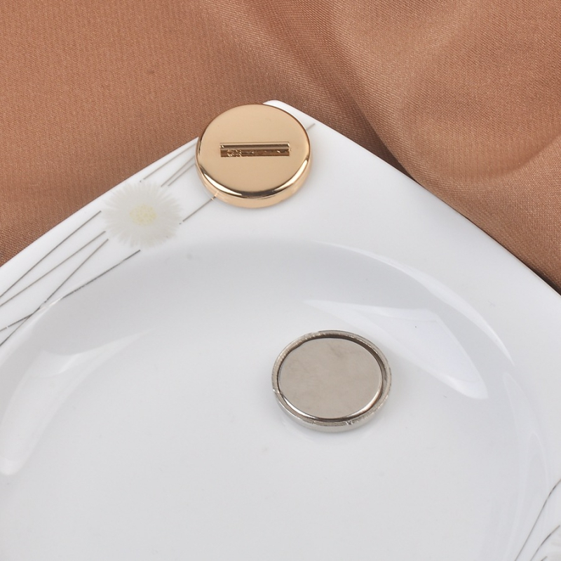 Magnētisks brošes konvertētājs biezām drēbēm – bez saspiešanas, universāls, ģeometriska forma, elektroplating, preces kods 250928-1