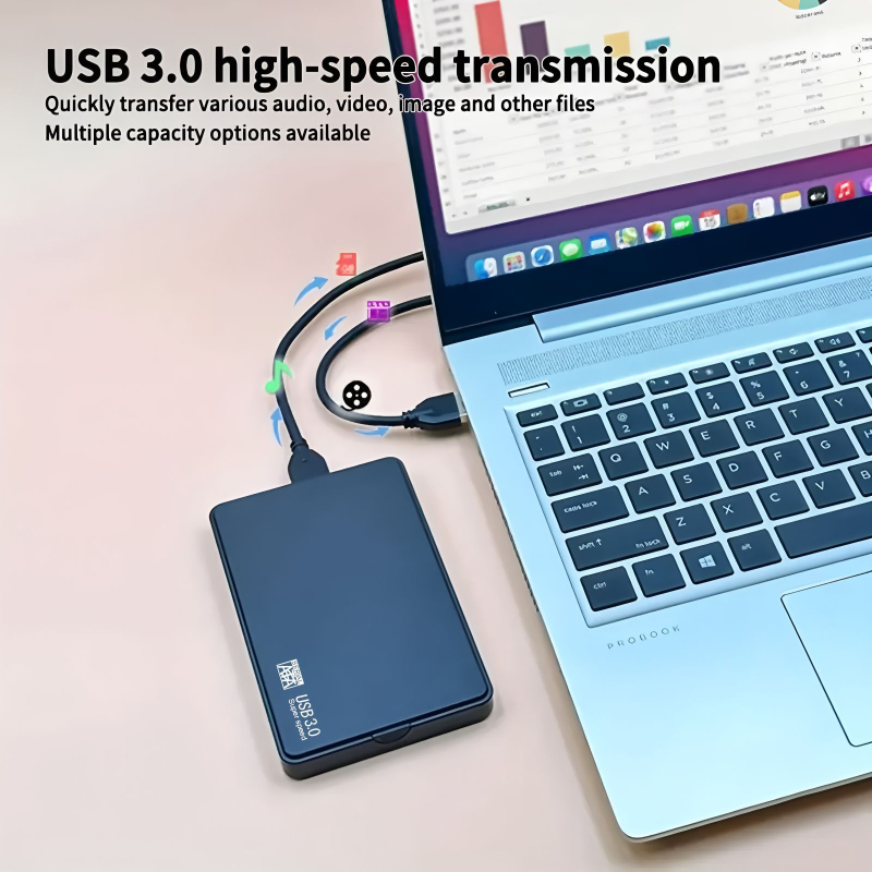USB 3.0 vanjska kućica za 2,5-inčni SATA tvrdi disk, ABS kućište, do 2 TB, 7200 rpm HDD