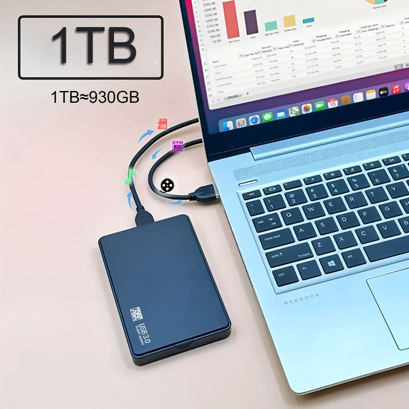USB 3.0 vanjska kućica za 2,5-inčni SATA tvrdi disk, ABS kućište, do 2 TB, 7200 rpm HDD