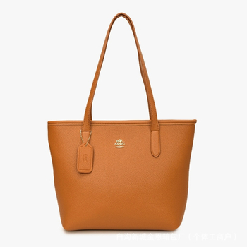 Ženska Tote torba — PU materijal, horizontalni kvadratni oblik, zatvaranje na zip, poliester podstava, unutarnji džepovi: skriveni džep sa zatvaračem, džep za mobitel, džep za ID