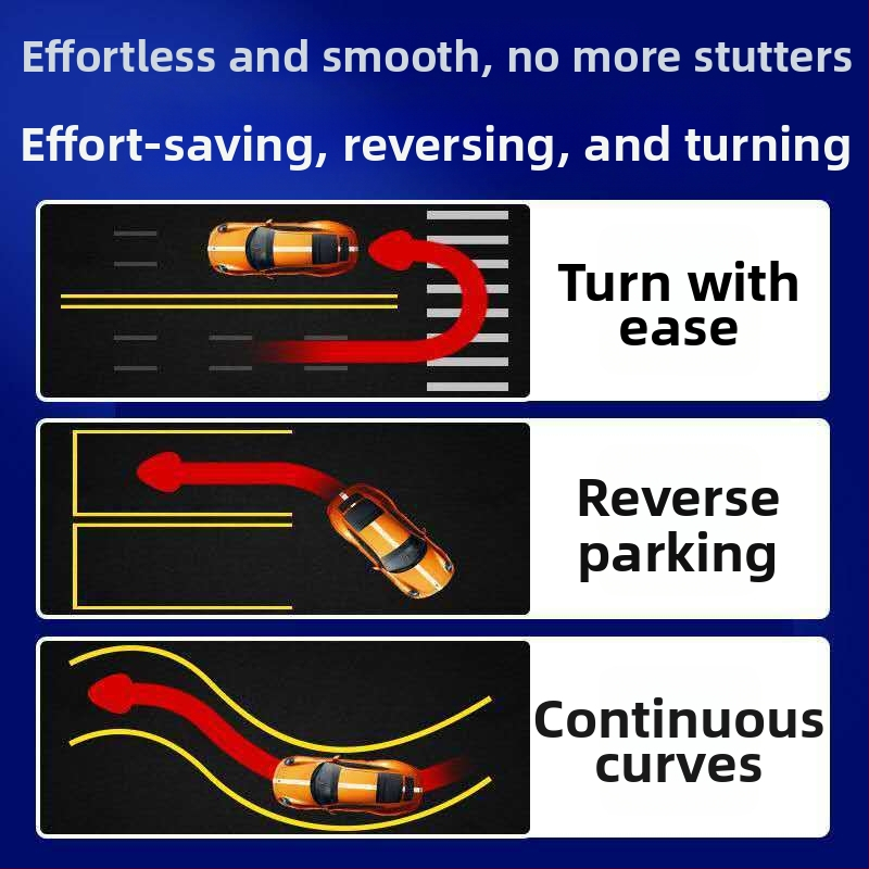 Автомобилна топка за усилване на кормилото – 360° помощ, намаляване на усилието, метален лагер