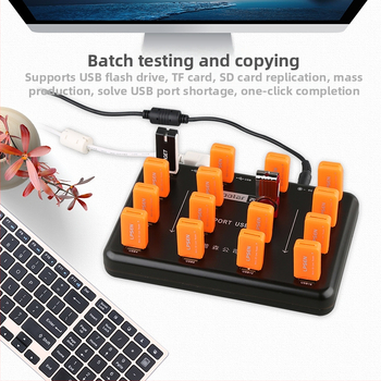 A-100 USB 2.0 hub s 16 portami, externé napájanie, 480 Mbps