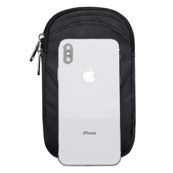 Geantă pentru telefon pentru braț pentru alergare, impermeabilă, universală pentru bărbați și femei, brand Meige Yan, cu logo imprimat