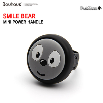 Мини-усилвател за кормило на автомобил, универсален модел, Bauhaus, ABS и гума, печатано лого, персонализирана обработка