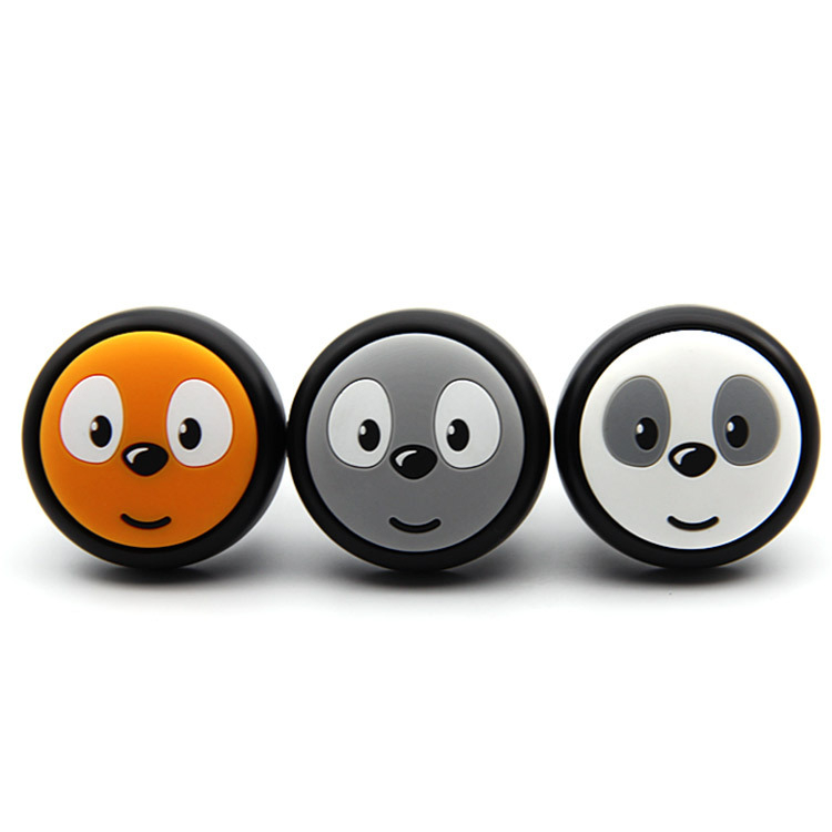 Мини-усилвател за кормило на автомобил, универсален модел, Bauhaus, ABS и гума, печатано лого, персонализирана обработка